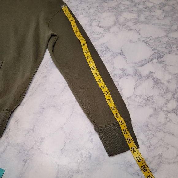 Everleigh Olive Hoodie Medium NWT - Picture 8 of 9